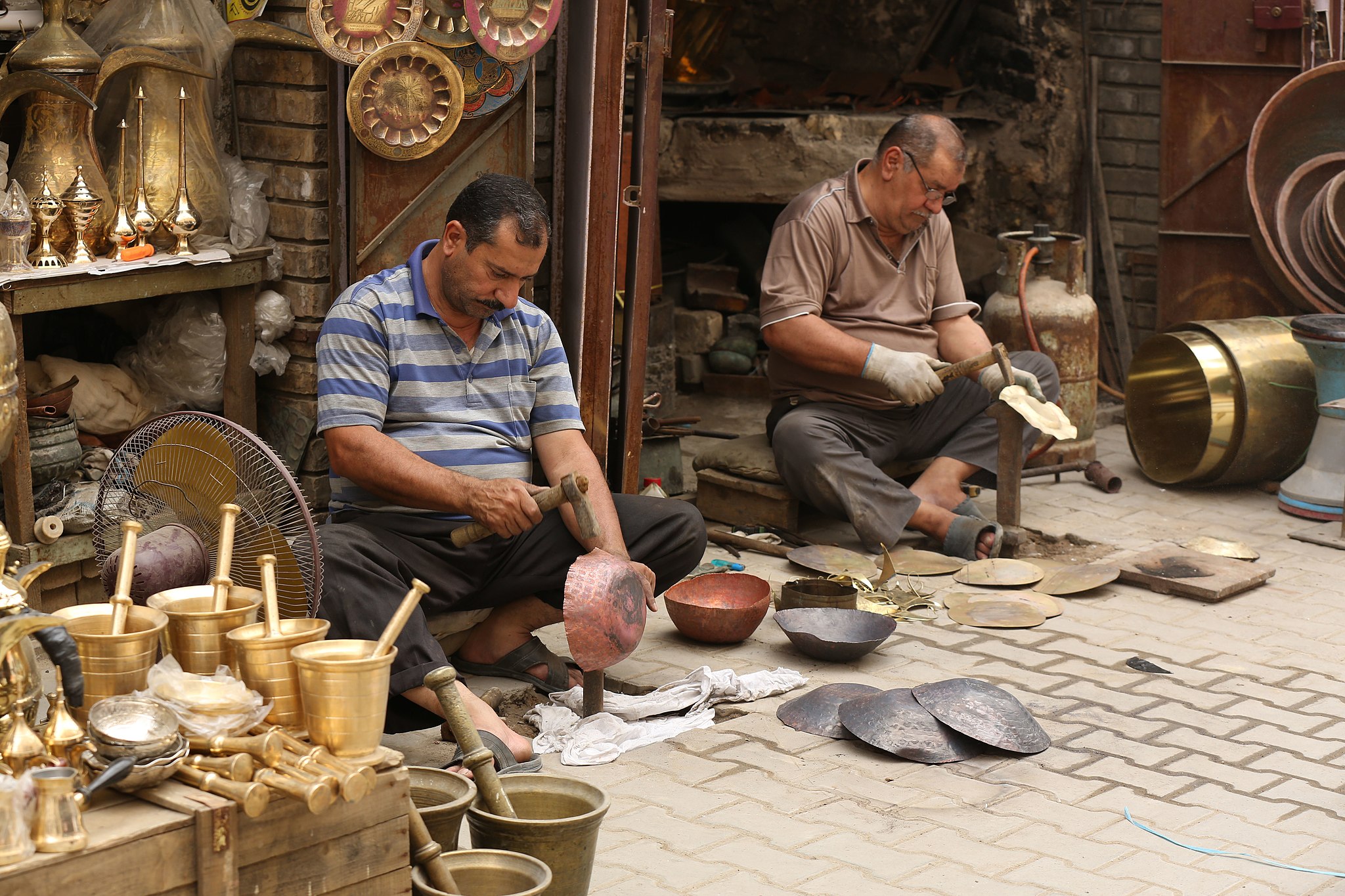 Material — Copper Baghdad bazaar – Designed in Iraq